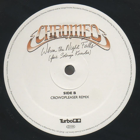 Chromeo Feat. Solange Knowles - When The Night Falls
