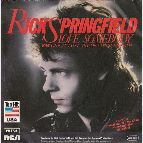 Rick Springfield - Love Somebody