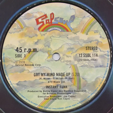 Instant Funk - Got My Mind Made Up