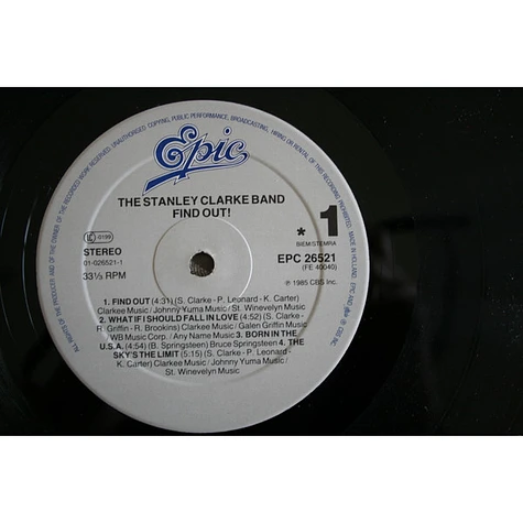 The Stanley Clarke Band - Find Out!