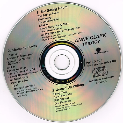 Anne Clark - Trilogy