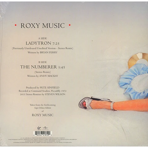 Roxy Music - Ladytron / The Numberer