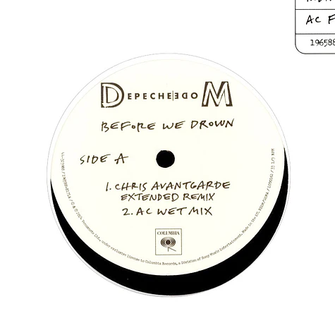 Depeche Mode - Before We Drown People Are Good Remixes