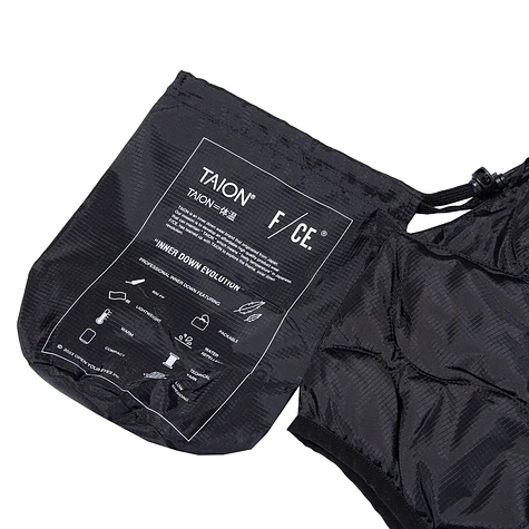 F/CE x TAION - Packable Down Vest