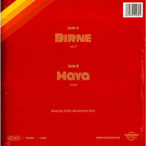 Sounds Of New Soma - Birne / Maya Orange / Red Vinyl Edition