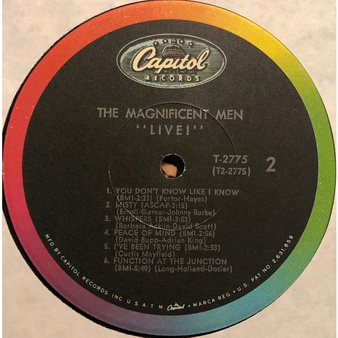 The Magnificent Men - The Magnificent Men "Live"