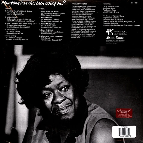 Sarah Vaughan - How Long Has This Been Going On?