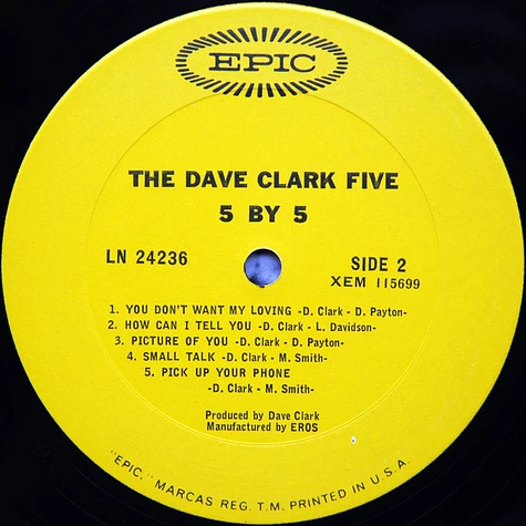 The Dave Clark Five - 5 By 5