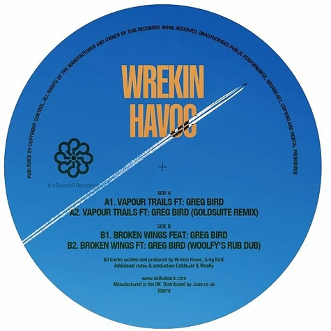 Wrekin Havoc Feat Greg Bird - Vapour Trails