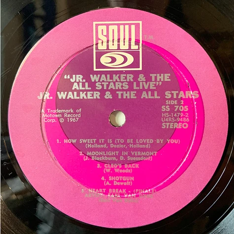 Junior Walker & The All Stars - Jr. Walker & The All Stars "Live"