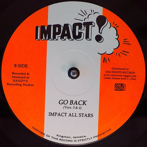 The Vibrators / Impact All Stars - Go Back