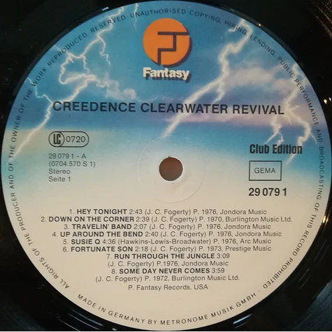 Creedence Clearwater Revival - V.I.P. Very Important Productions