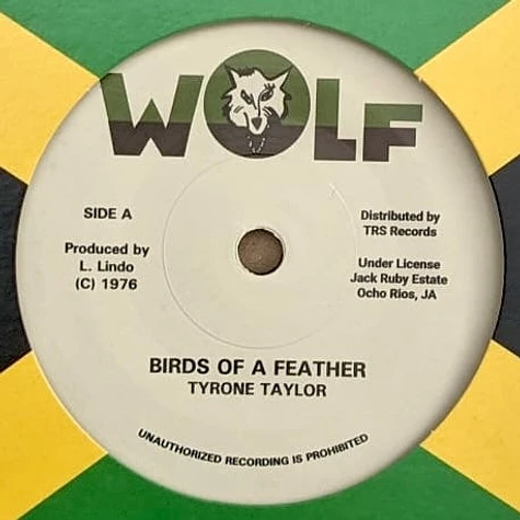 Tyrone Taylor / Black Disciples - Birds Of A Feather / Death Before Dishonour