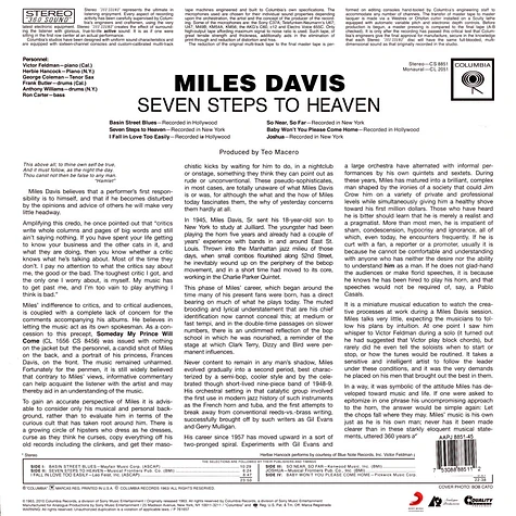 Miles Davis - Seven Steps To Heaven 45 Rpm 180g Edition