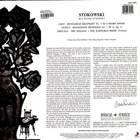 Leopold Stokowski - Rhapsodies Hq 45 Rpm 200g Edition 45 Rpm