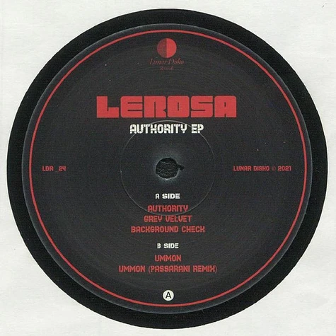 Lerosa - Authority EP