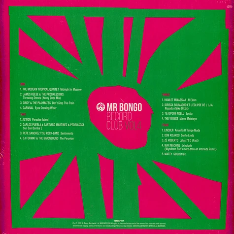 V.A. - Mr Bongo Record Club Volume 4 Black Vinyl Edition