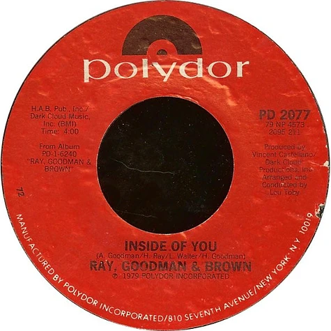 Ray, Goodman & Brown - Inside Of You