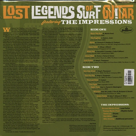 The Impressions - Lost Legends Of Surf Guitar