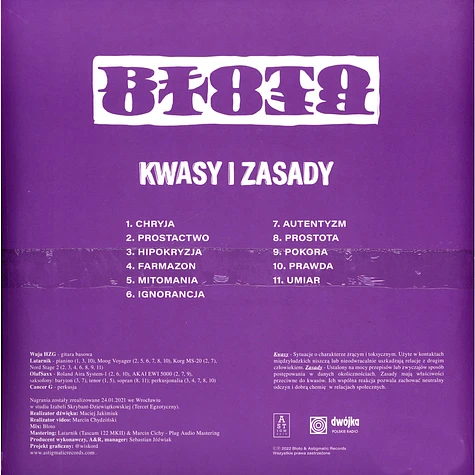 Błoto - Kwasy I Zasady