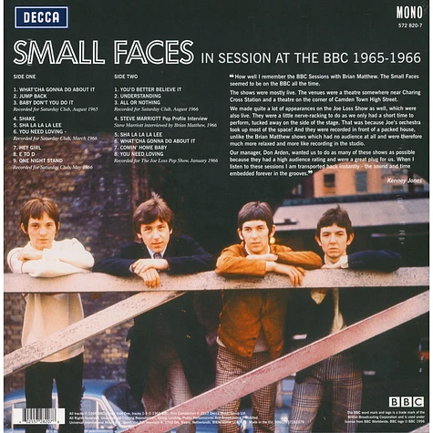 Small Faces - In Session At The BBC 1965-1966