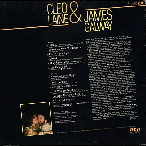 Cleo Laine & James Galway - Sometimes When We Touch