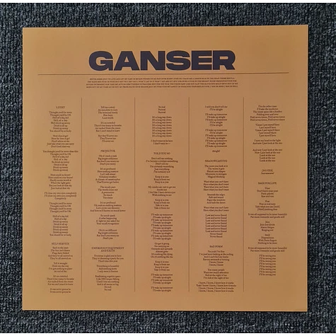 Ganser - Just Look At That Sky