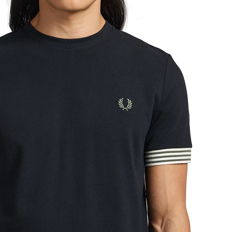 Fred Perry - Striped Cuff T-Shirt