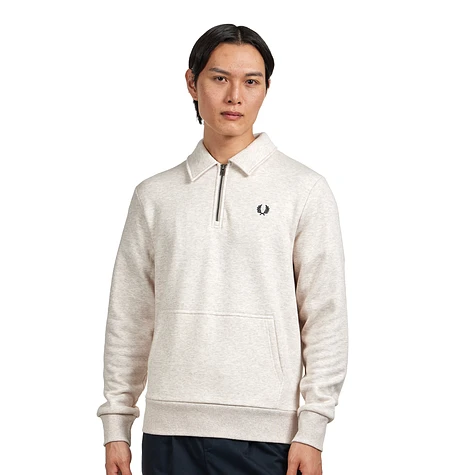 Fred Perry - Half Zip Fleece Back Sweatshirt