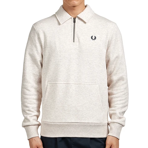 Fred Perry - Half Zip Fleece Back Sweatshirt