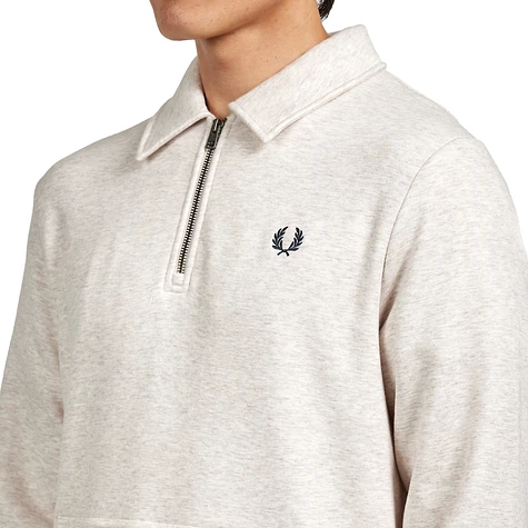 Fred Perry - Half Zip Fleece Back Sweatshirt