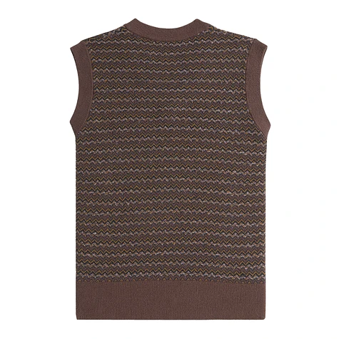 Fred Perry - Boucle Jacquard Knitted Tank