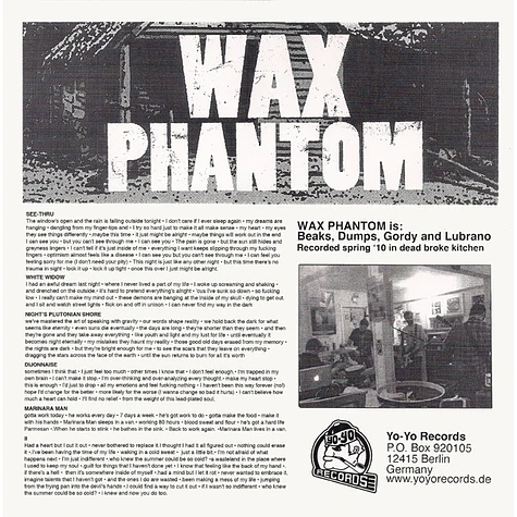 Wax Phantom - Don't Fool With A Phantom