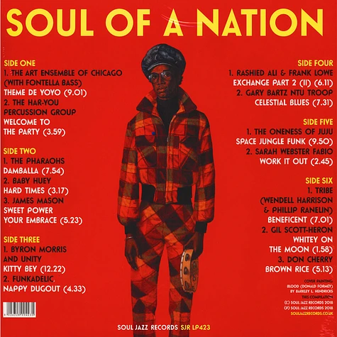 V.A. - Soul Of A Nation: Jazz Is The Teacher, Funk Is The Preacher - Afro-Centric Jazz, Street Funk And The Roots Of Rap In The Black Power Era 1969-75