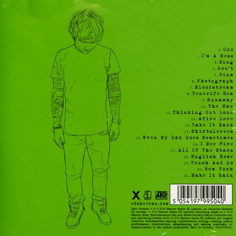 Ed Sheeran - X 10th Anniversary Half Speed Mastered Edition