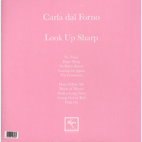 Carla dal Forno - Look Up Sharp