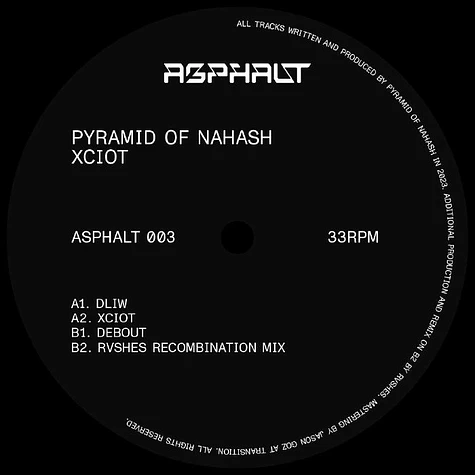 Pyramid Of Nahash - Xciot EP