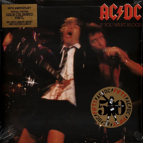 AC/DC - If You Want Blood You've Got It Gold Nugget Vinyl Edition