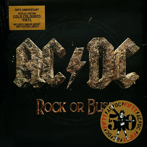 AC/DC - Rock Or Bust Gold Nugget Vinyl Edition