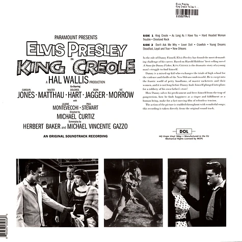 Elvis Presley - King Creole Yellow Vinyledition