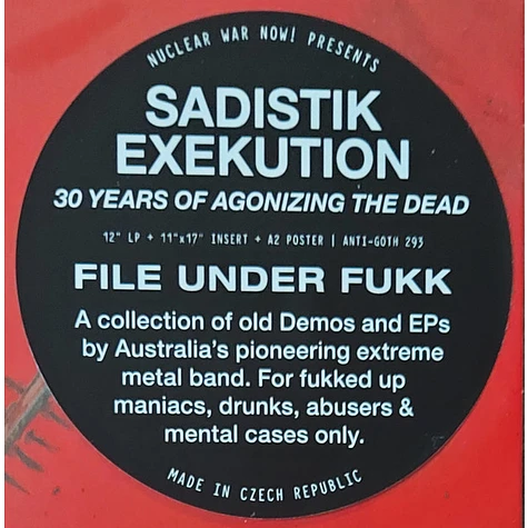 Sadistik Exekution - 30 Years Of Agonizing The Dead!