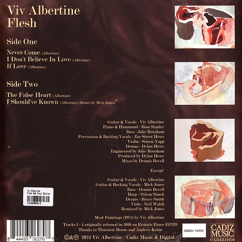 Viv Albertine - Flesh Red Vinyl Edition