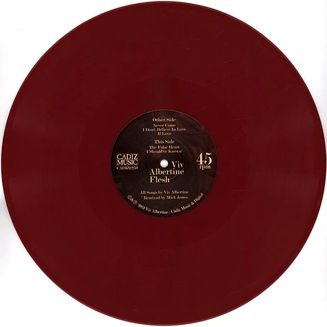 Viv Albertine - Flesh Red Vinyl Edition