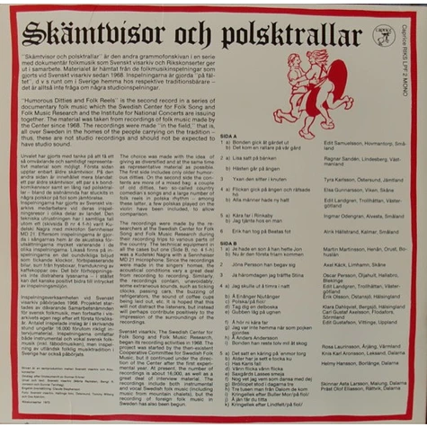 V.A. - Skämtvisor Och Polsktrallar