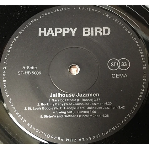 Jailhouse Jazzmen - Swing Out