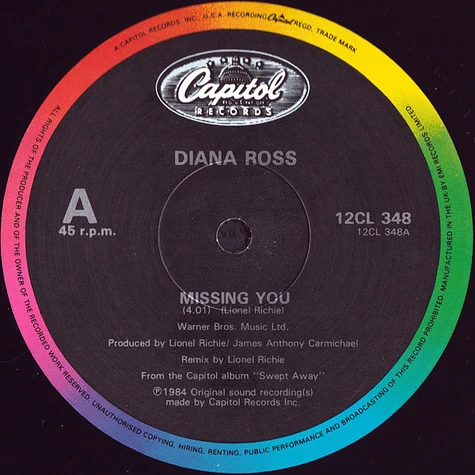 Diana Ross - Missing You