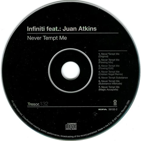 Infiniti Feat.: Juan Atkins - Never Tempt Me