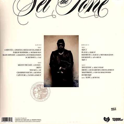 Ghostface Killah - Set The Tone HHV Exclusive Bone Colored Vinyl Edition w/ Alternate Cover