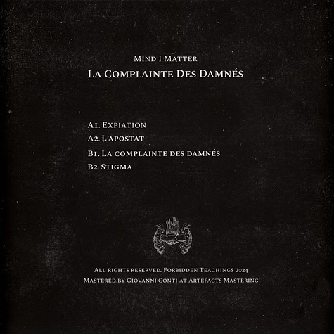 Mind I Matter - La Complainte Des Damnés