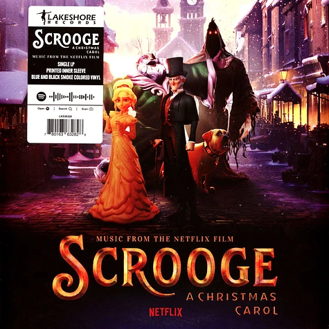 V.A. - OST Scrooge A Christmas Carol Blue Black Smoke Vinyl Edition